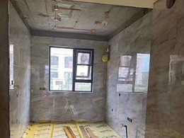 太原一家一装饰阳光城花满墅瓦工阶段完成