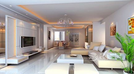 现代简约风格客厅装修效果图 现代简约风格客厅装修效果图