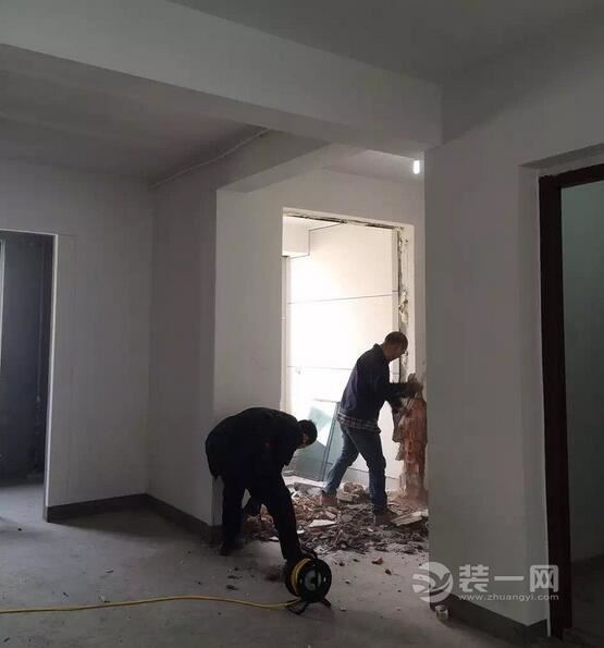 133平米四室两厅装修日记（上）：开工、铲墙